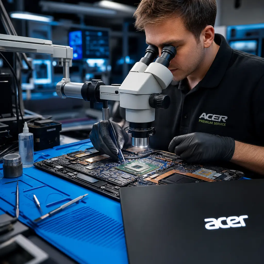 Замена видеокарты ноутбука Acer в Бахчисарае