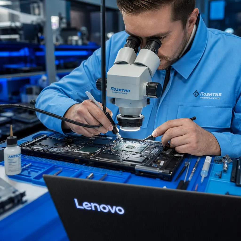 Замена видеокарты ноутбука Lenovo в Бахчисарае