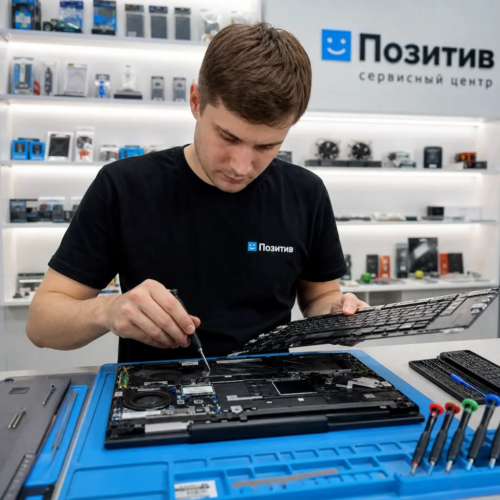 заменить клавиатуру на ноутбуке Samsung в Бахчисарае