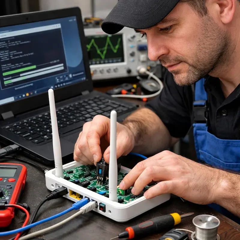 Перепрошивка WiFi роутера в Бахчисарае