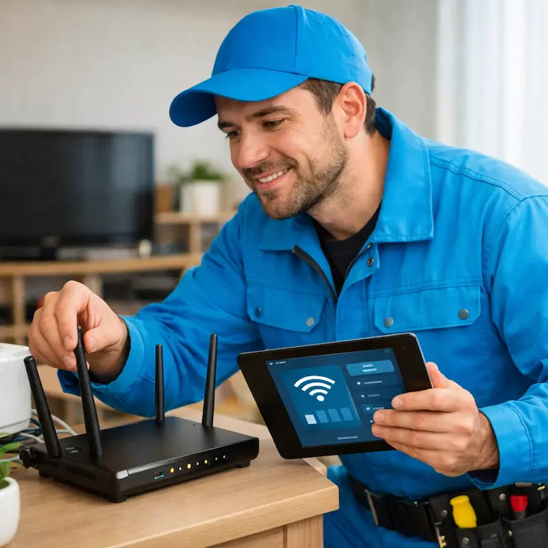 Настройка Wi-Fi для квартиры, дома и офиса в Бахчисарае