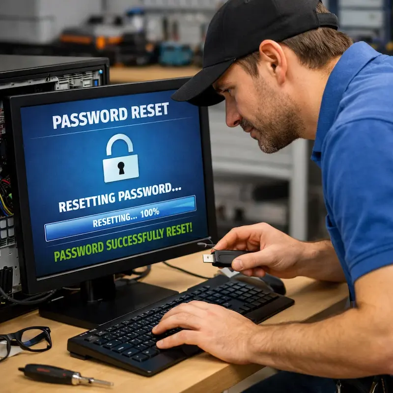 Сброс пароля от компьютера в Бахчисарае