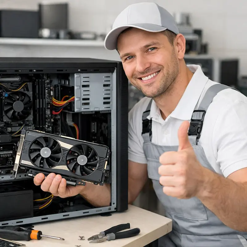 Замена видеокарты ПК в Бахчисарае