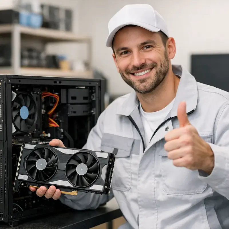 установка видеокарты на ПК в Бахчисарае