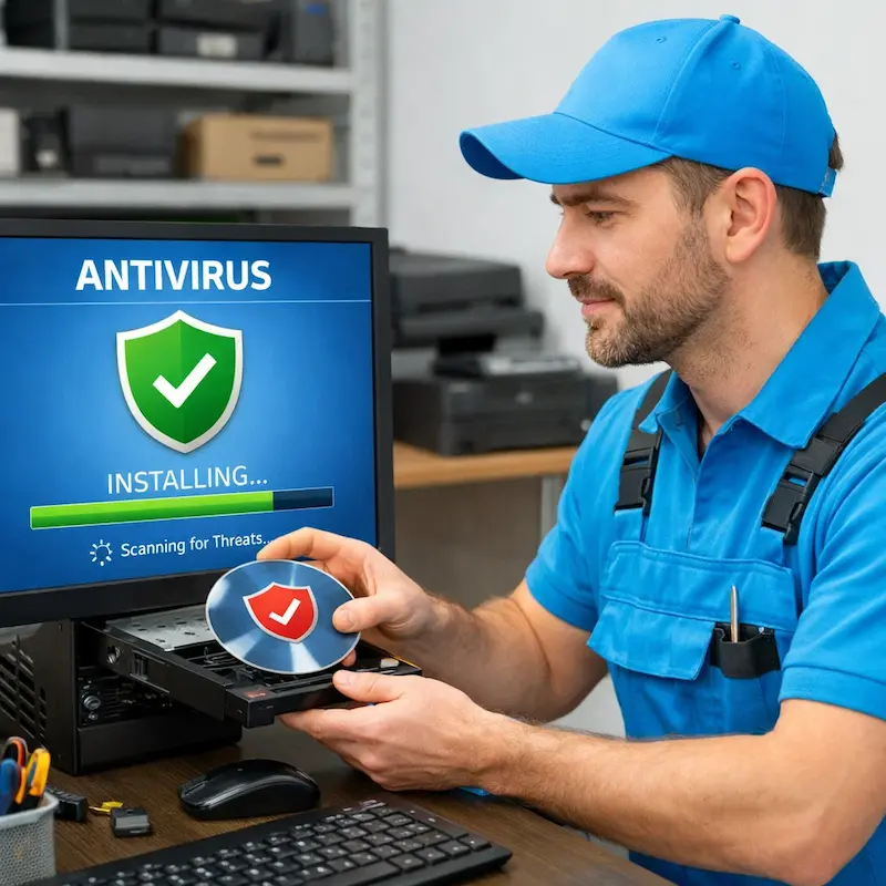 Установка антивируса в Бахчисарае на дому