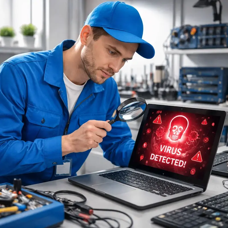 Поиск компьютерных вирусов в Бахчисарае